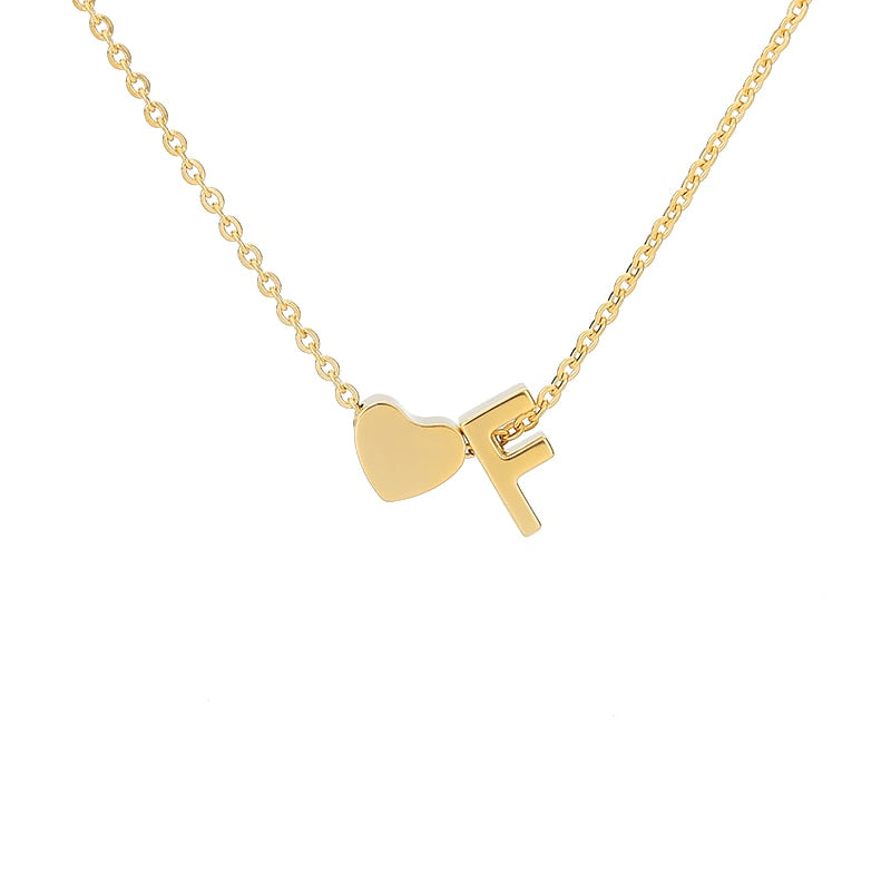 Initial Heart Necklace