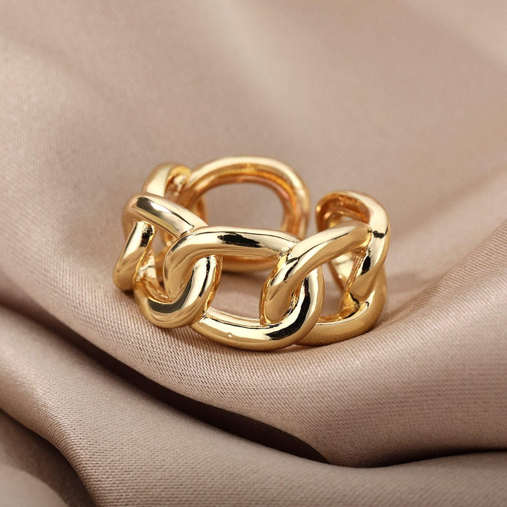 Chunky Cuban Link Ring