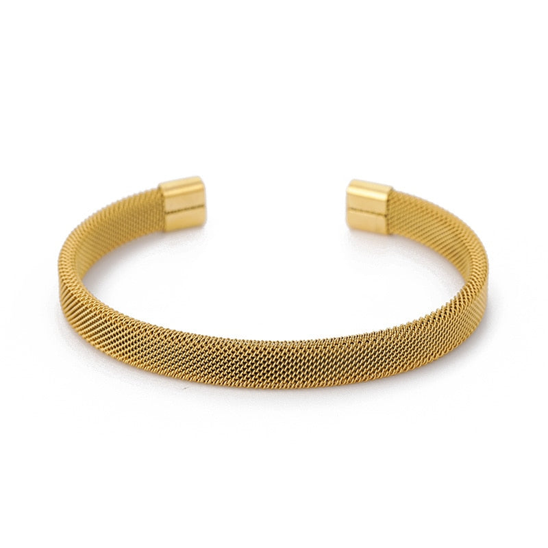 Adjustable Milanese Mesh Bracelet