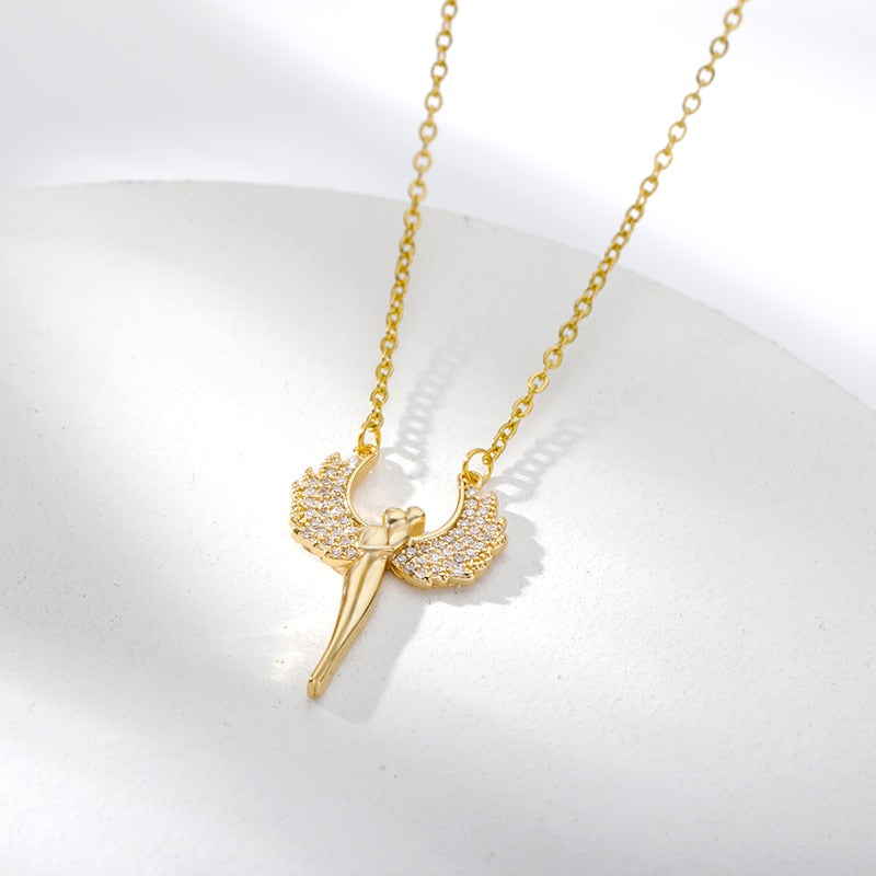 Angel Pendant Necklace